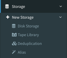 New storage