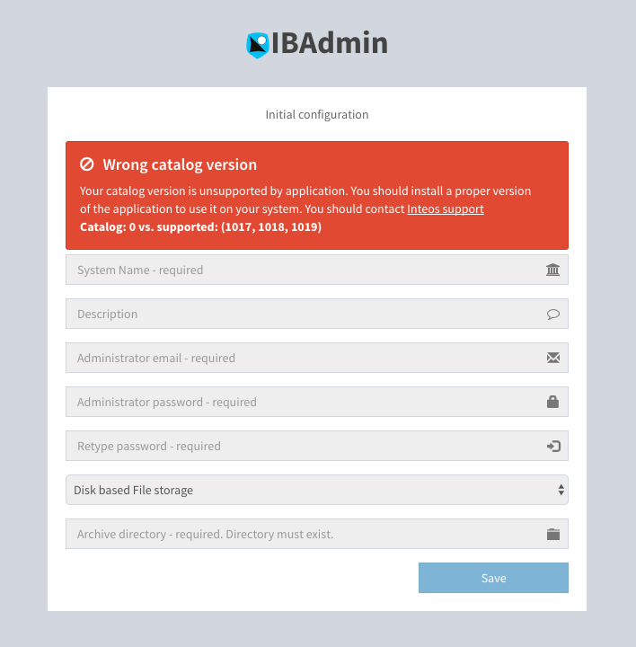 Already configured screenshot.
